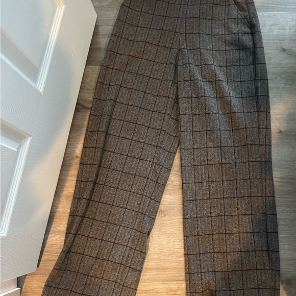 Max Studio Black Waistband Windowpane Pants - Picture 5 of 8